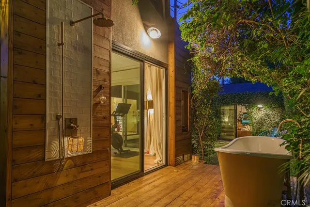 a very nice looking dining room with a table and chairs