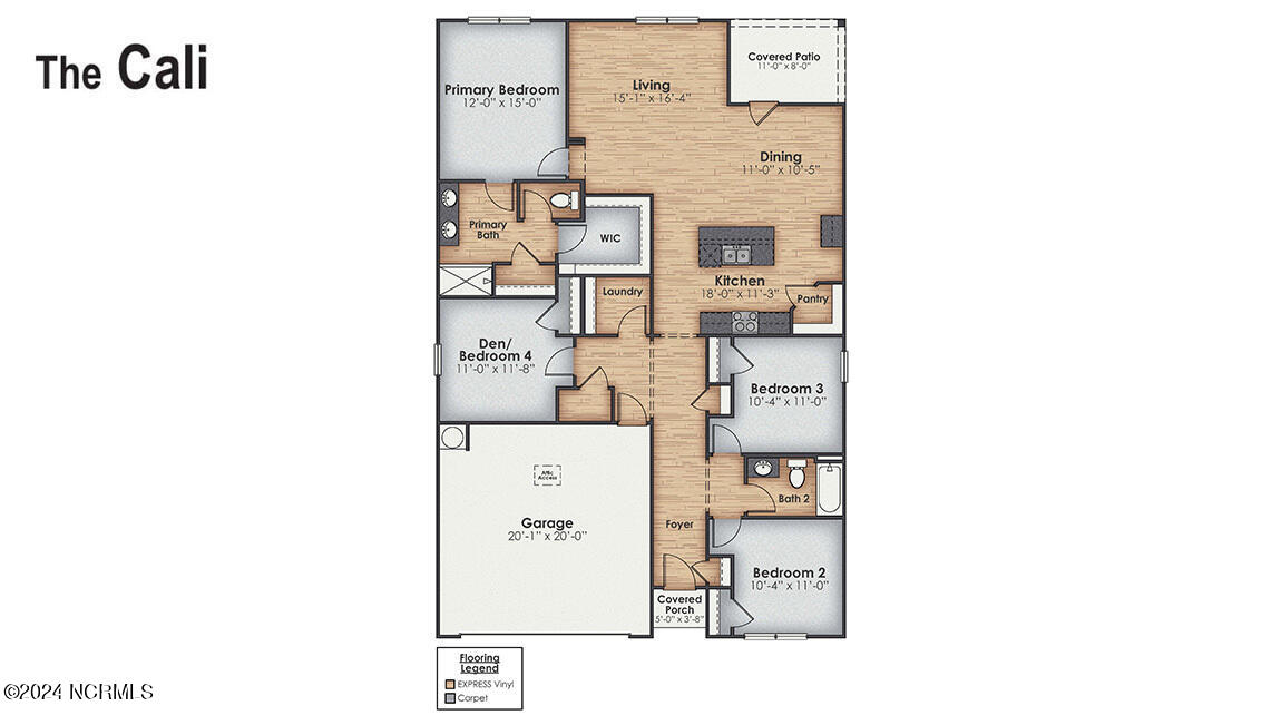 513 Flotilla Road, Unit LOT 95 Jacksonville, NC 28546 - Photo 39 of 39 Cali EXP_Floorplan