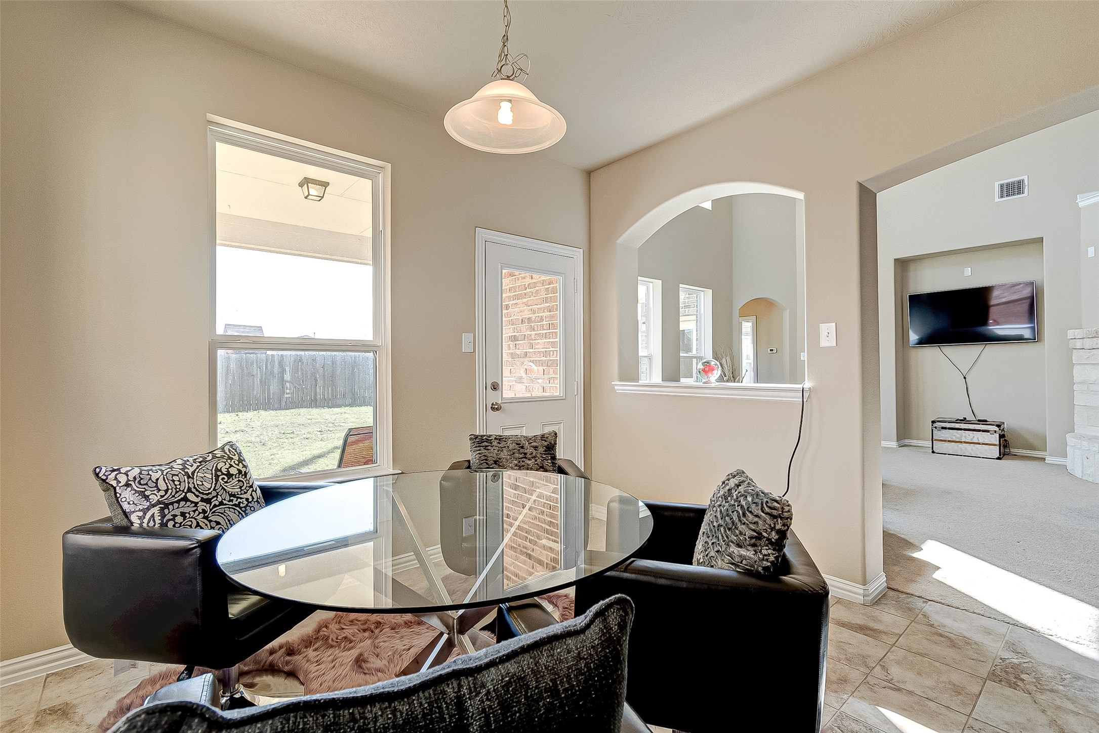 907 River Delta Lane Rosenberg, TX 77469 - Photo 22 of 49 a living room with furniture and a flat screen tv