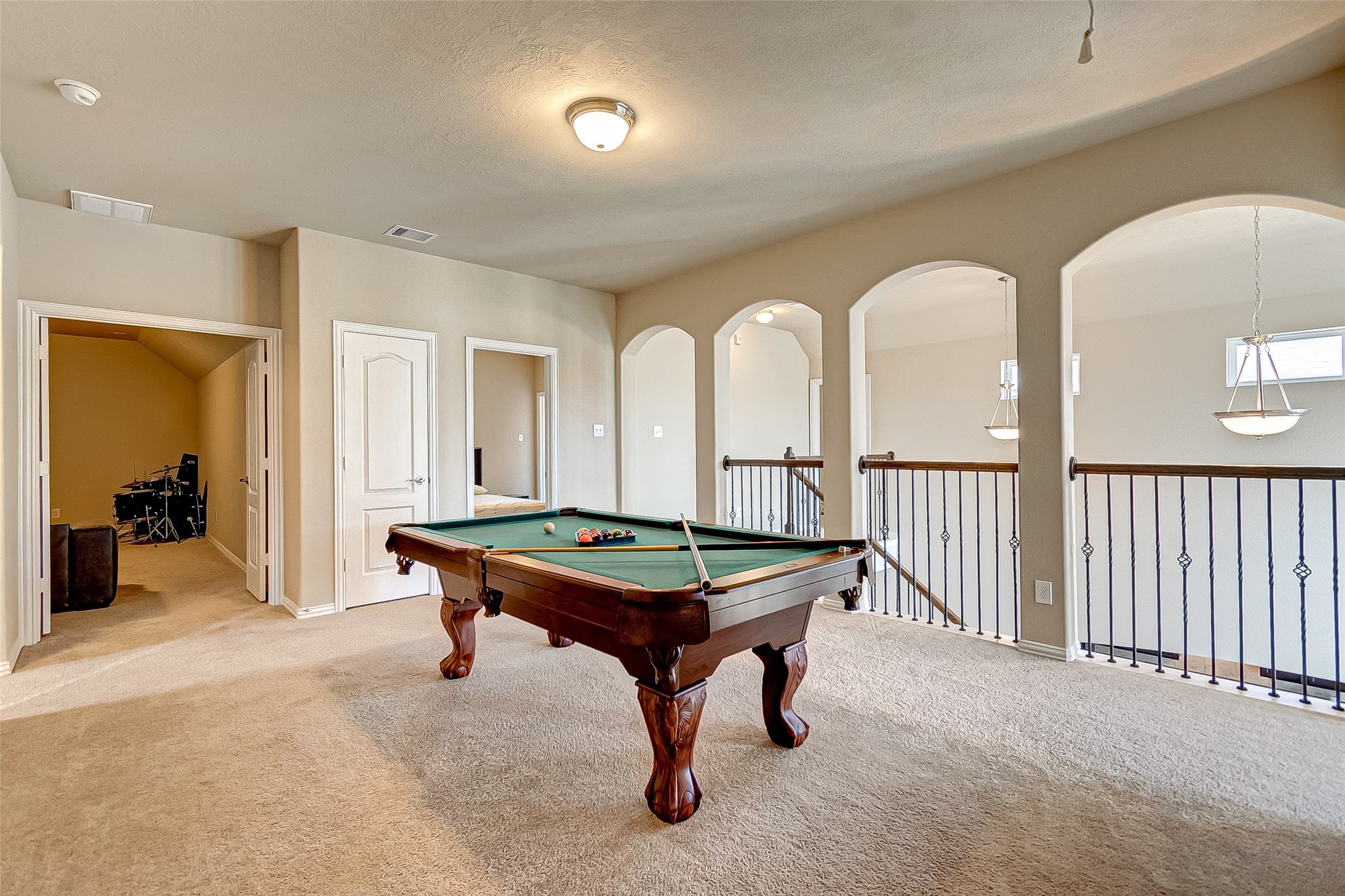 907 River Delta Lane Rosenberg, TX 77469 - Photo 43 of 49 a room with furniture pool table and windows