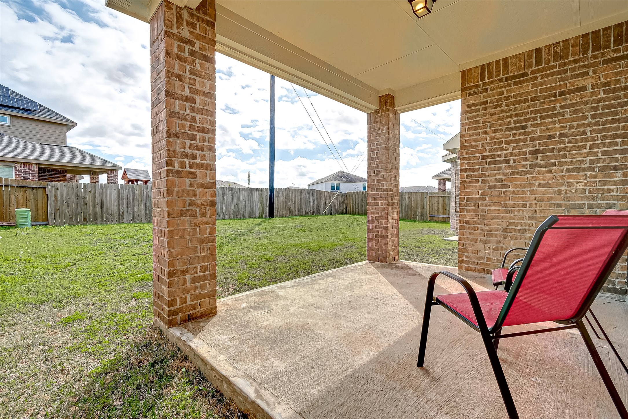 907 River Delta Lane Rosenberg, TX 77469 - Photo 45 of 49 a view of a patio with a backyard