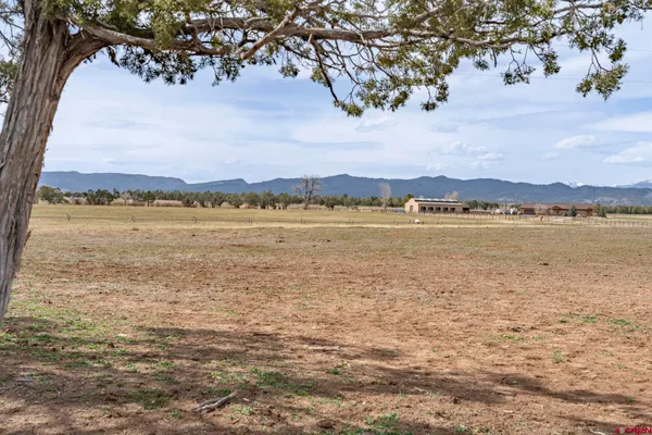 a view of an ocean and a mountain