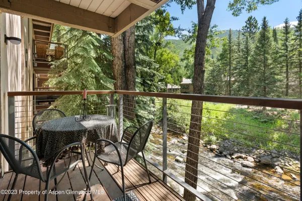 a city view from a balcony