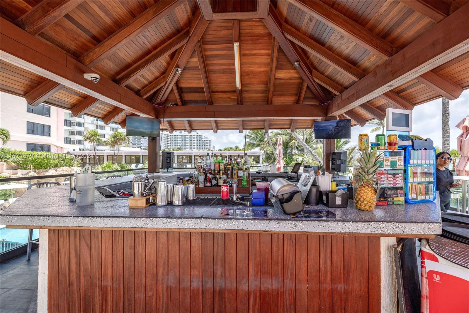 5225 Collins Avenue, Unit 1114 Miami Beach, FL 33140 - Photo 35 of 49 a kitchen with lots of counter top space