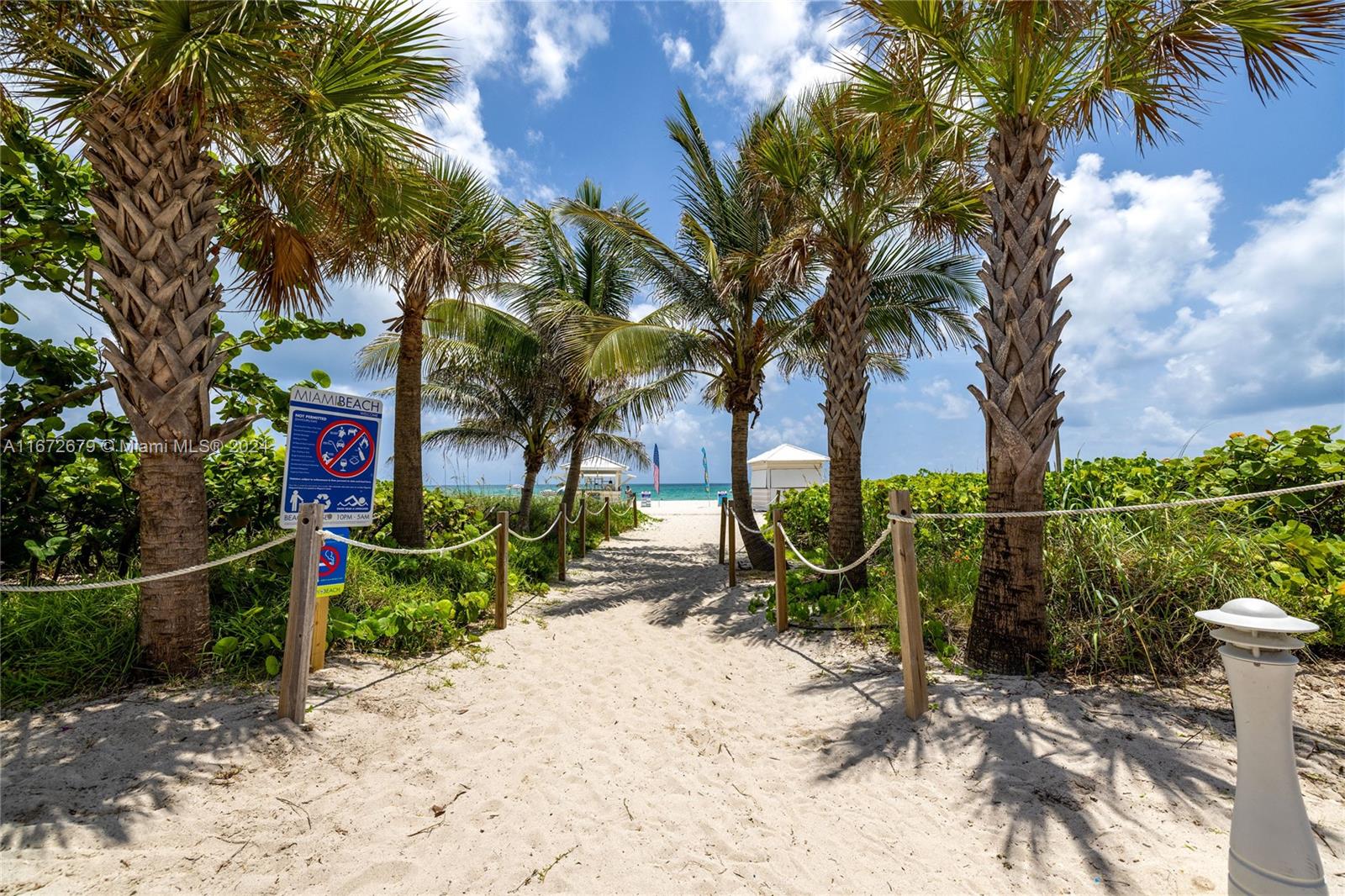 5225 Collins Avenue, Unit 1114 Miami Beach, FL 33140 - Photo 36 of 49 a view of a park with iron fence