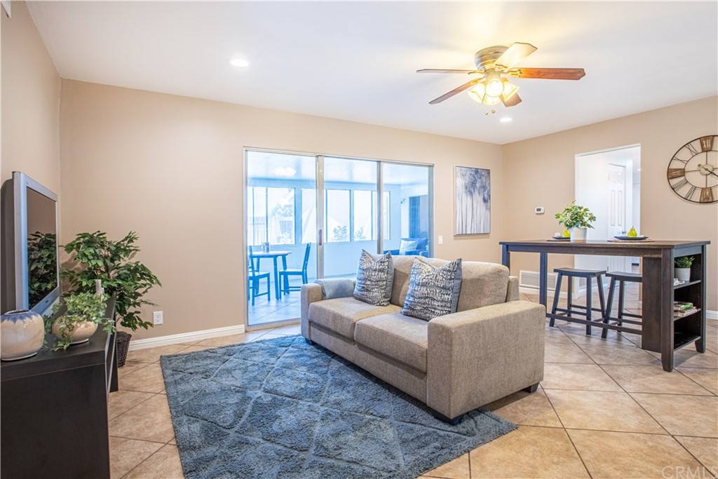 1408 Las Lomas Drive Brea, CA 92821 - Photo 21 of 47 a living room with furniture and a potted plant