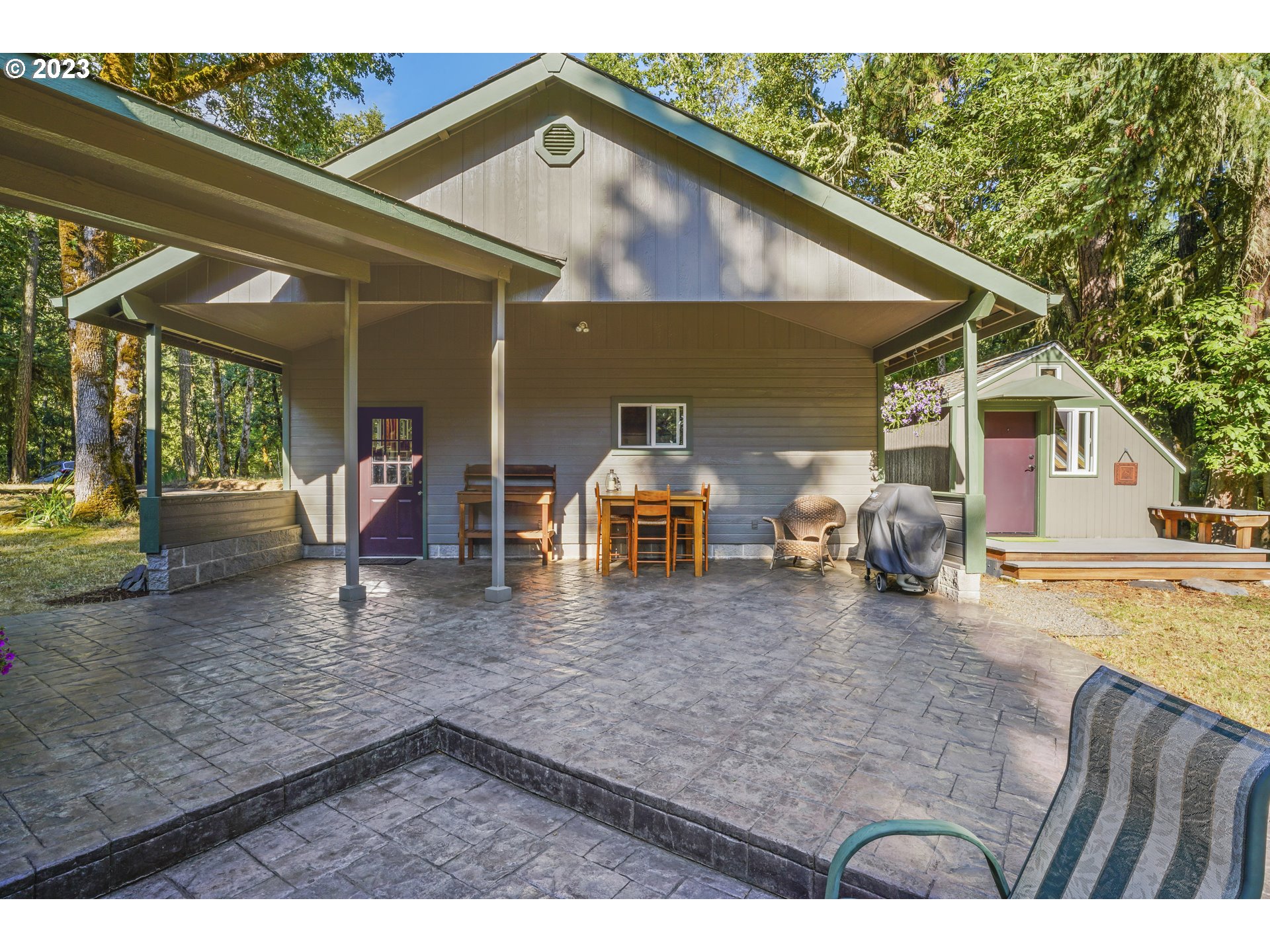 31861 Owl Road Eugene, OR 97405 - Photo 33 of 38 a view of a house with a patio