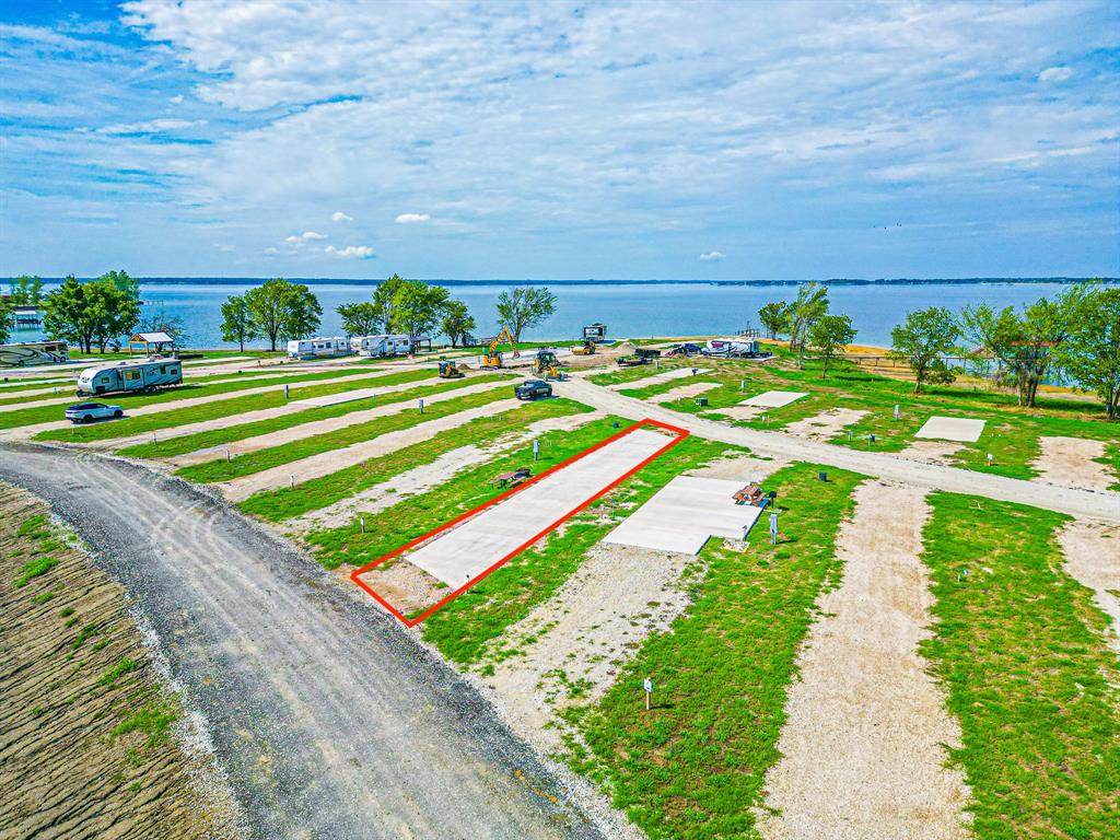 a view of a garden with an outdoor space