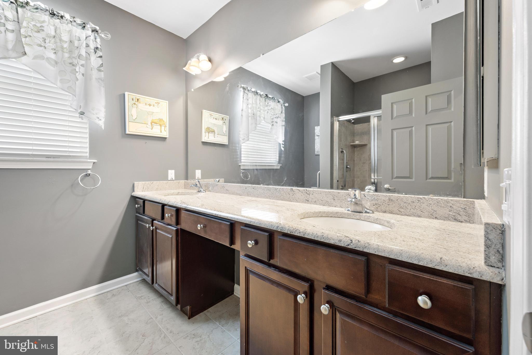 56 Hamble Road Little Egg Harbor, NJ 08087 - Photo 25 of 40 Primary Full Bath with Doulbe Sinks Granite Tops