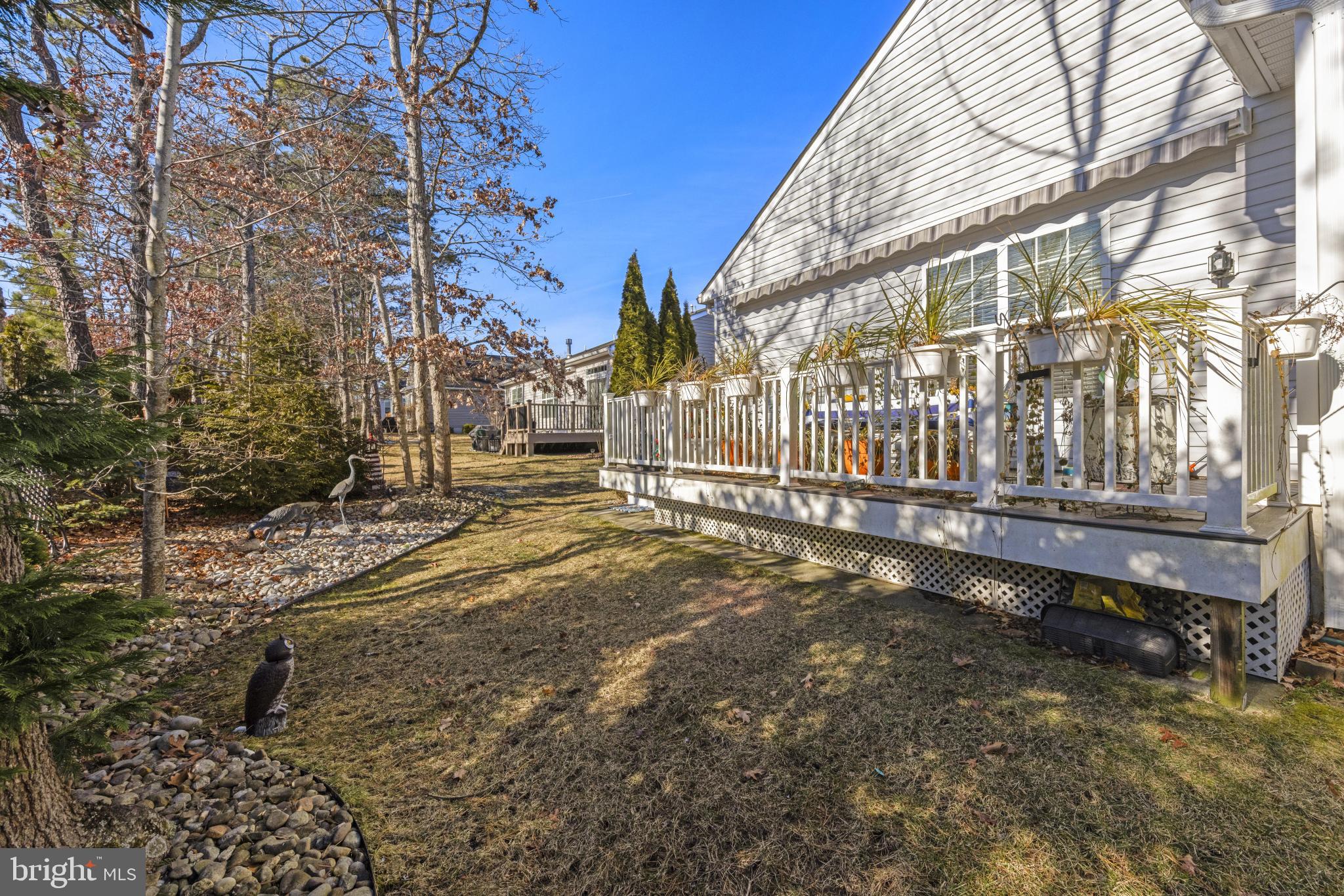 56 Hamble Road Little Egg Harbor, NJ 08087 - Photo 35 of 40 Large Maintenance Free Deck Awning