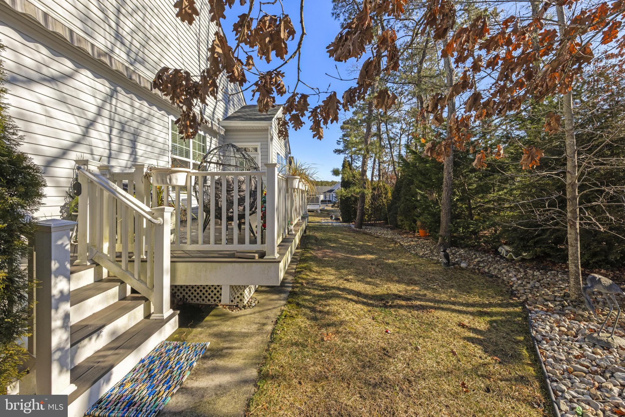 56 Hamble Road Little Egg Harbor, NJ 08087 - Photo 37 of 40 Privacy Trees Behind the Home