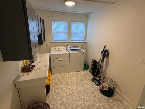 a view of storage and utility room