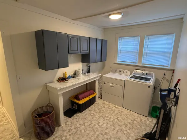 a view of storage and utility room