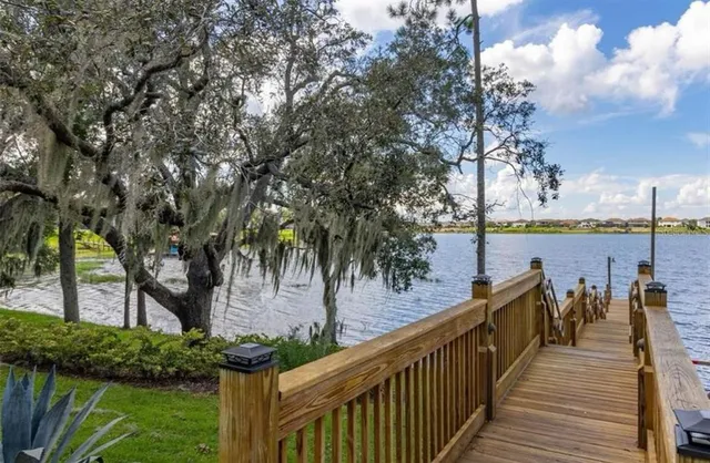 a view of outdoor space with seating