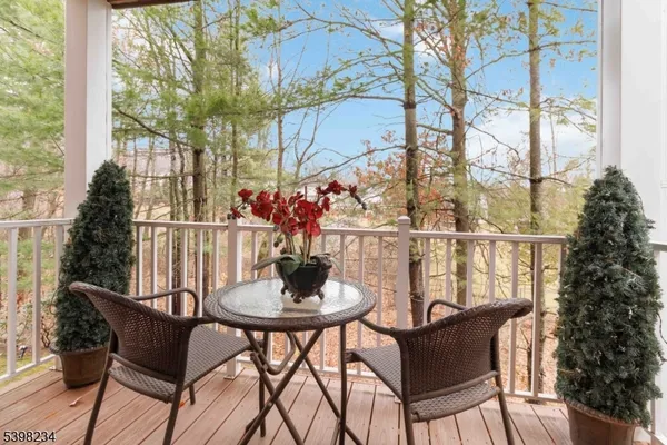 a view of a outdoor seating area