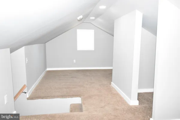 a view of a hallway with window