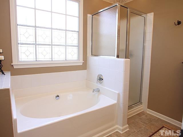 1806 Patterson Grove Road Apex, NC 27502 - Photo 12 of 25 Master Bath has been updated nicely.