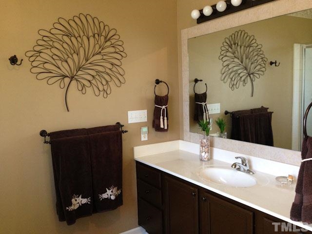 1806 Patterson Grove Road Apex, NC 27502 - Photo 13 of 25 Vanity area, great cabinet space.