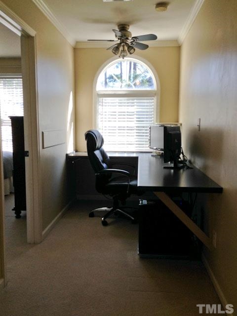 1806 Patterson Grove Road Apex, NC 27502 - Photo 14 of 25 Between the 2nd floor bedrooms, a study or computer area has been made. Great sunlight here, and it even has it's own fan!