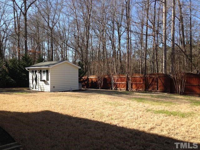 1806 Patterson Grove Road Apex, NC 27502 - Photo 22 of 25 The shed was custom built as a small replica of the home and there could be so many uses for it! Yes, it does have electric.