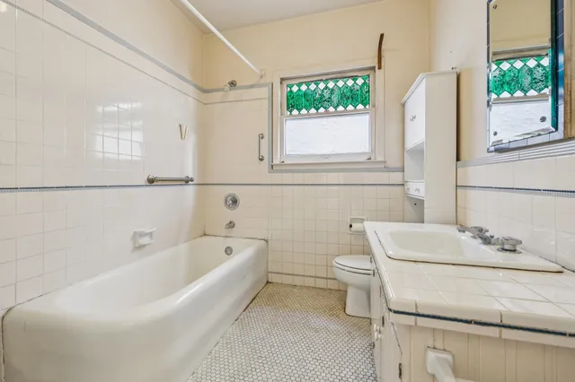 an empty room with window