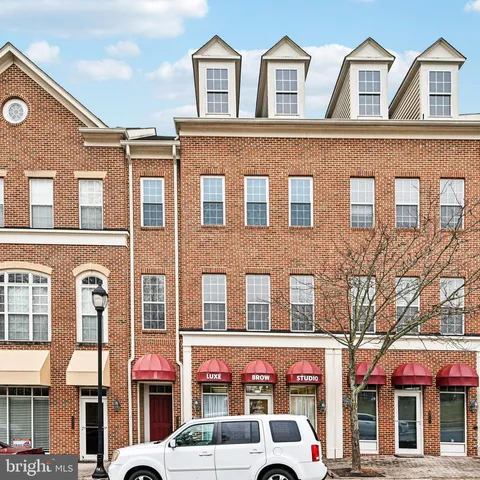 a front view of an apartment building