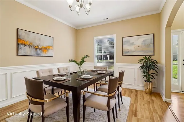 a view of livingroom with hardwood floor and window