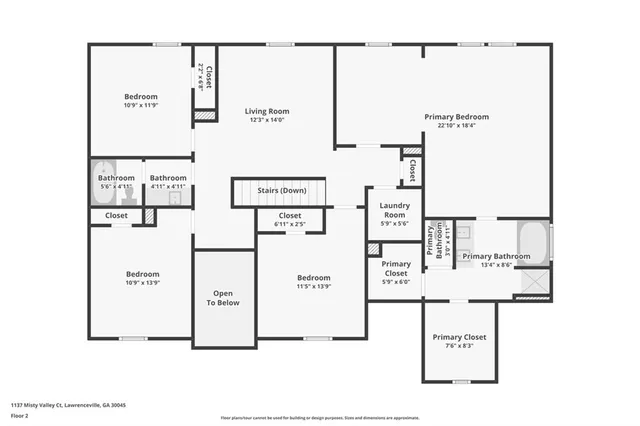 $384,000 | 1137 Misty Valley Court Southeast, Lawrenceville, GA 30045