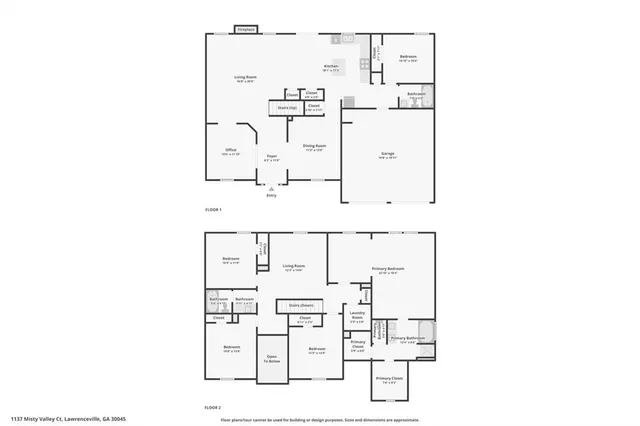 $384,000 | 1137 Misty Valley Court Southeast, Lawrenceville, GA 30045