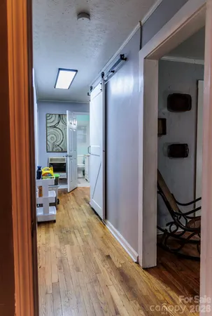 a view of a hallway with interior of the house