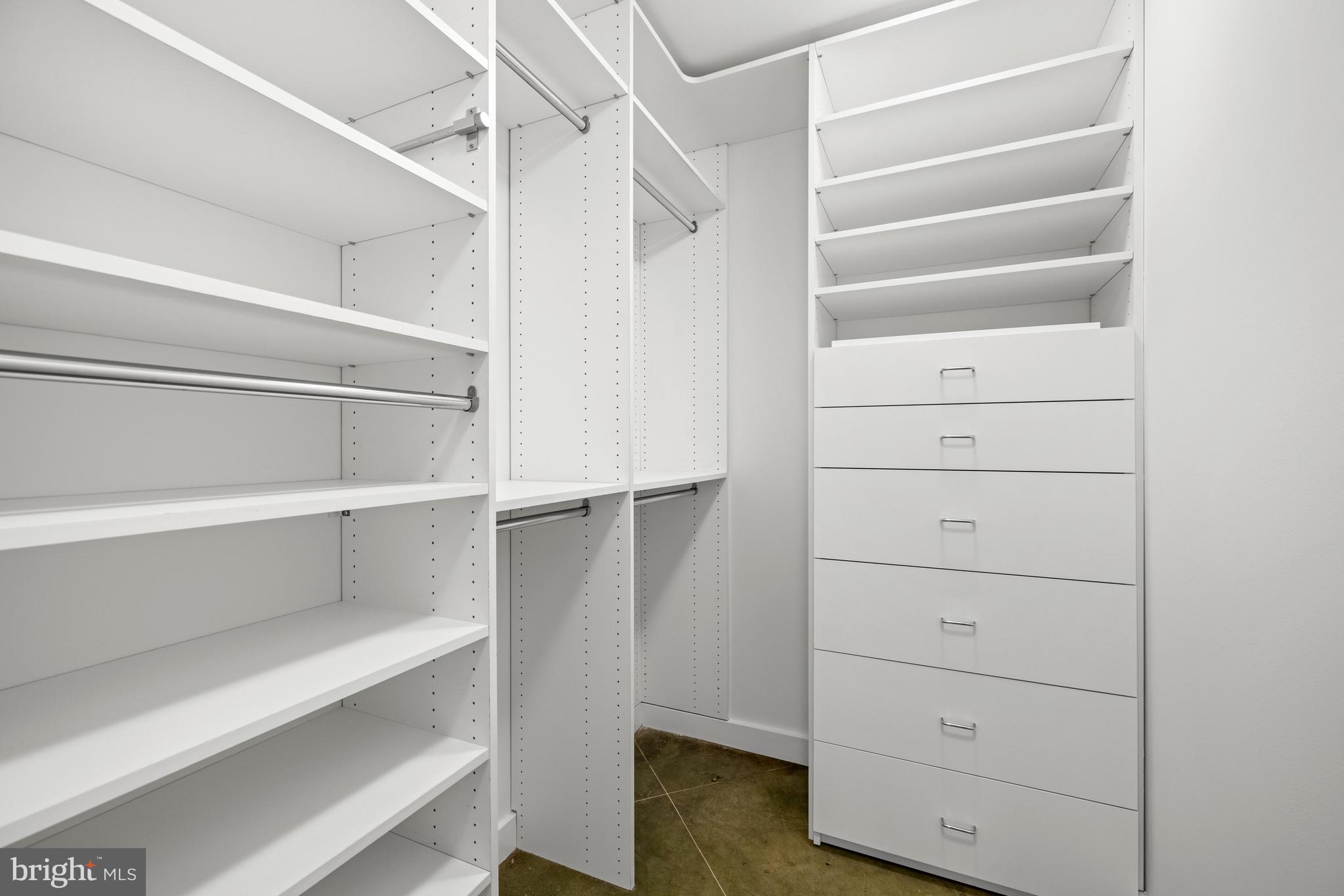 2002 Massachusetts Avenue Northwest, Unit R3 Washington, DC 20036 - Photo 26 of 27 a view of walk in closet with empty racks