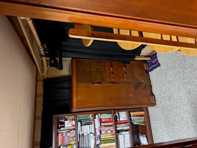 a close up of a fireplace