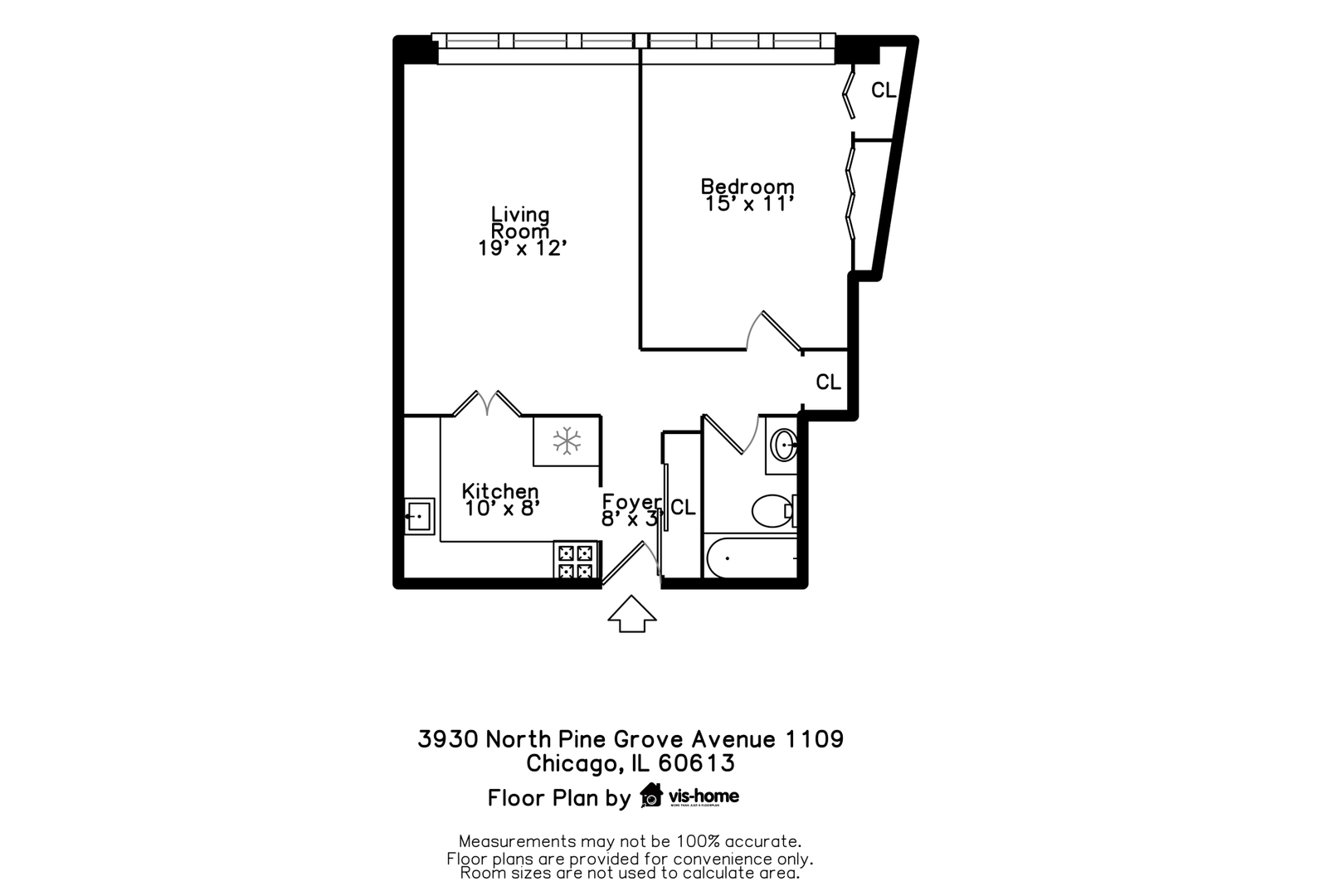 3930 North Pine Grove Avenue, Unit 1109 Chicago, IL 60613 - Photo 10 of 24 a picture of a bench in front of a wall
