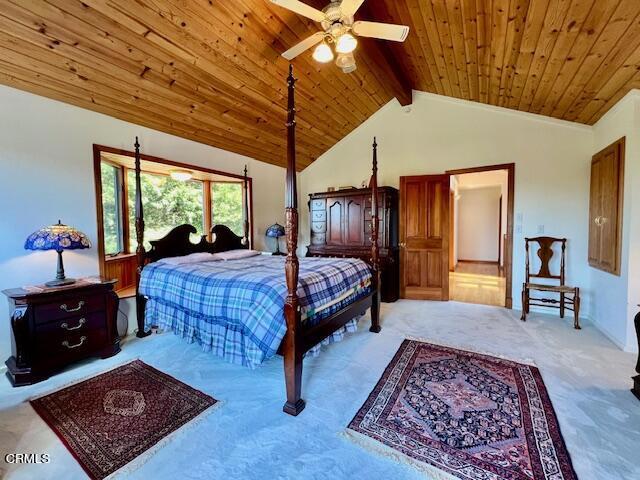 33370 Little Valley Road Fort Bragg, CA 95437 - Photo 37 of 70 a bed room with a bed and a chandelier
