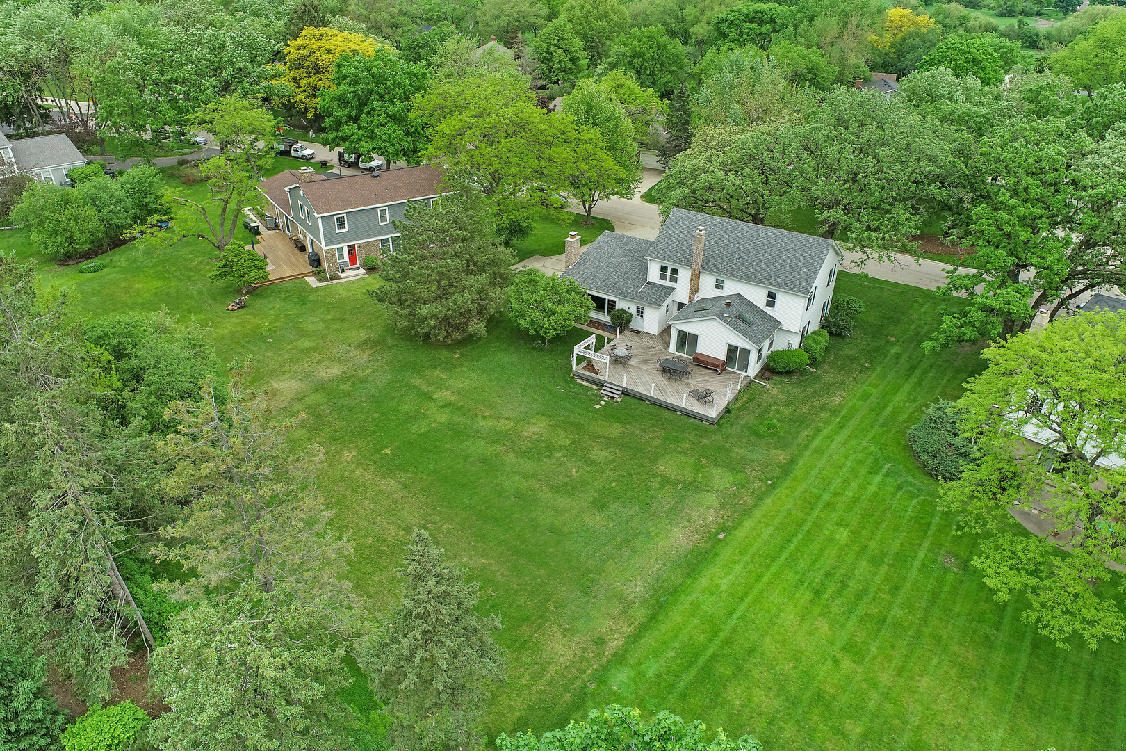 400 North Valley Road Barrington, IL 60010 - Photo 30 of 30 an aerial view of a house with a yard