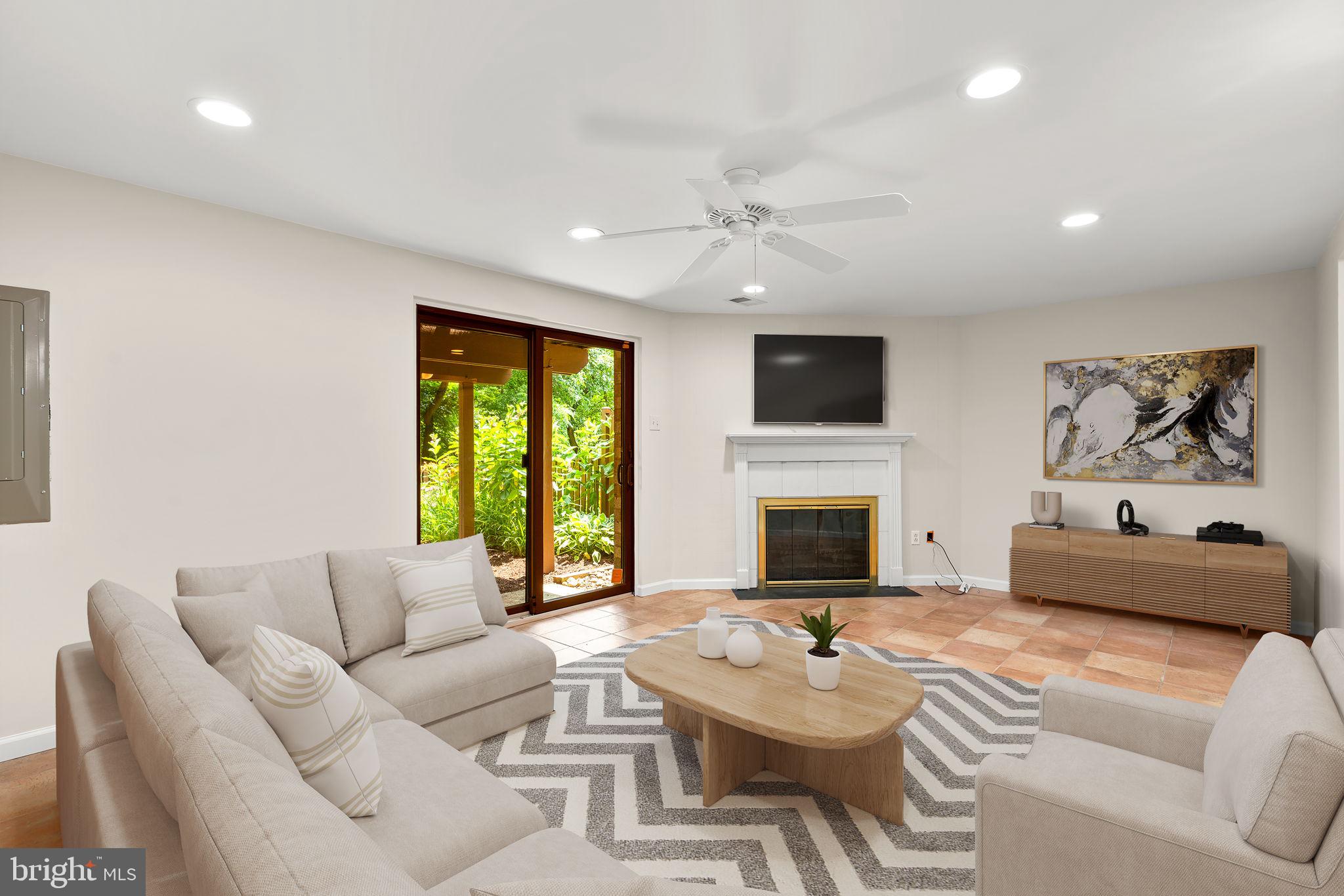 7156 Winter Rose Path Columbia, MD 21045 - Photo 28 of 58 Virtual Staged Lower Level Rec Room