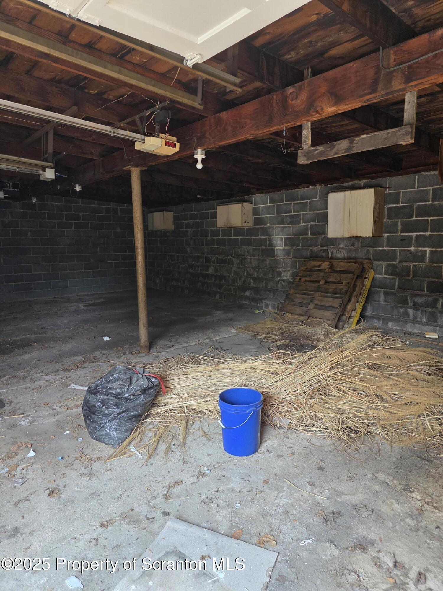 430 R Orchard Street, Unit GARAGE Scranton, PA 18505 - Photo 4 of 6 a view of a room with wooden walls