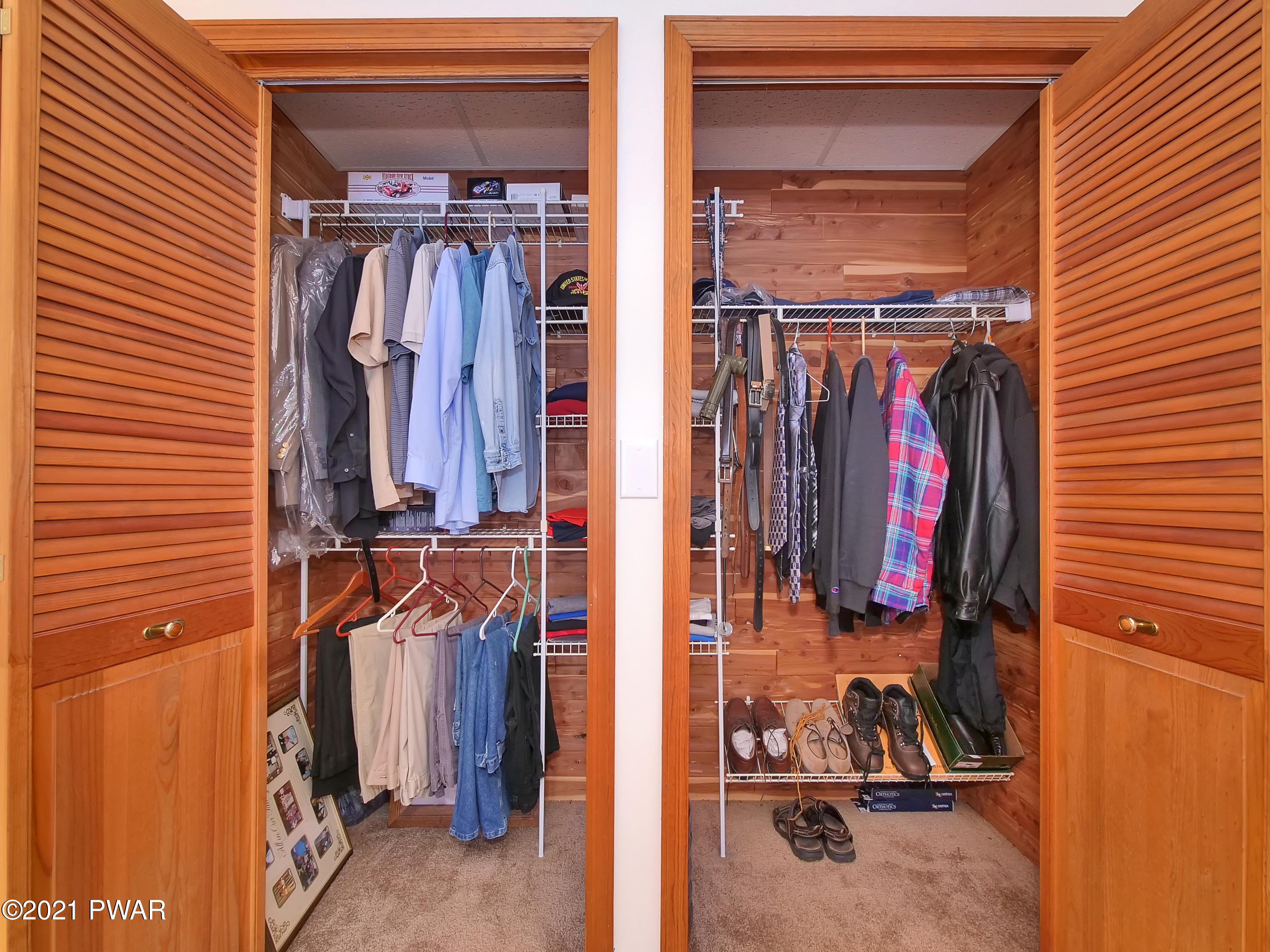 149 Yale Road Milford, PA 18337 - Photo 8 of 29 a view of walk in closet with clothes and shoes