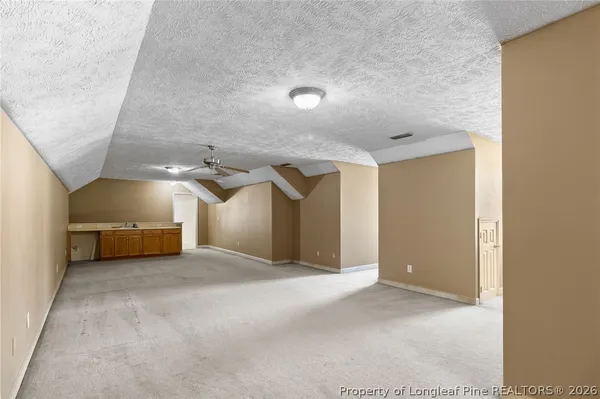 a view of a garage
