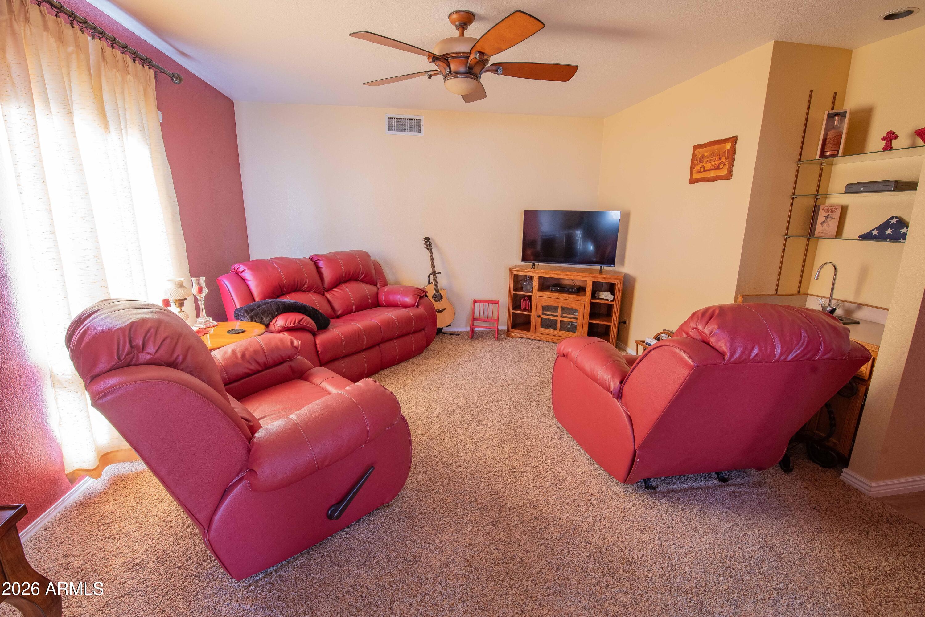 1531 Rim View Drive Page, AZ 86040 - Photo 11 of 35 a living room with furniture and a flat screen tv