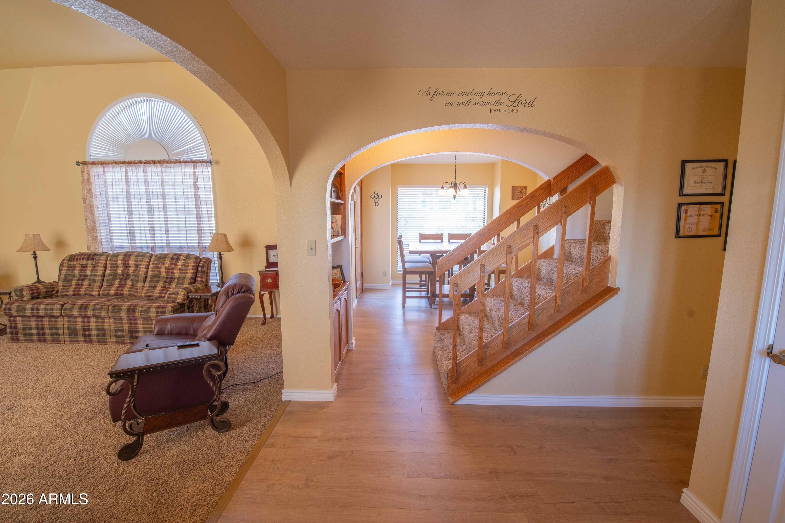 1531 Rim View Drive Page, AZ 86040 - Photo 6 of 35 a living room with furniture and a wooden floor