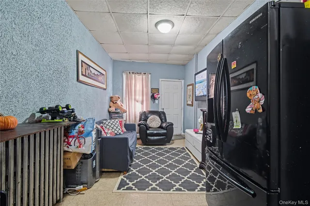 a room with furniture