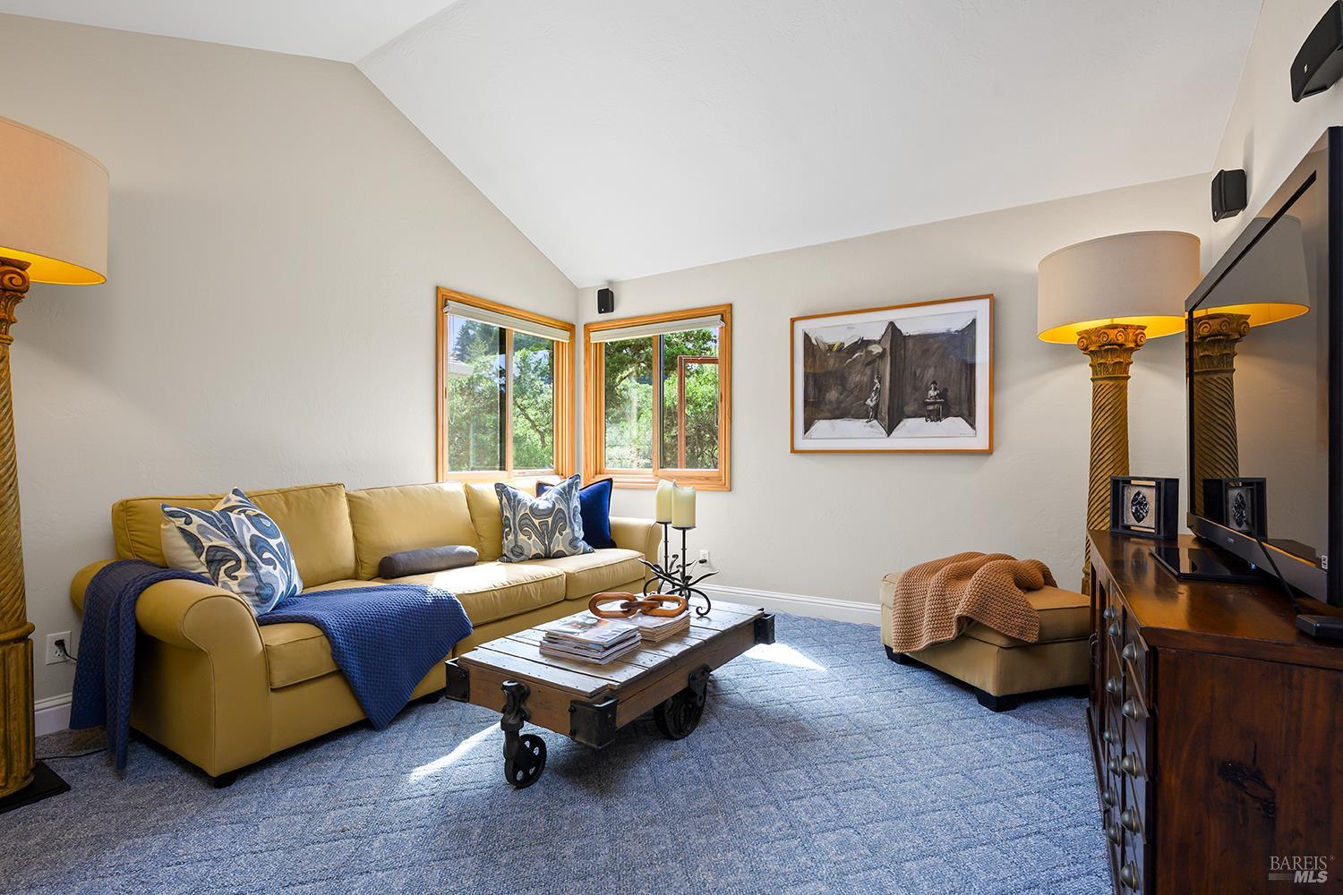 2585 Marra Road Occidental, CA 95465 - Photo 39 of 58 Media room could easily function as a third bedroom.