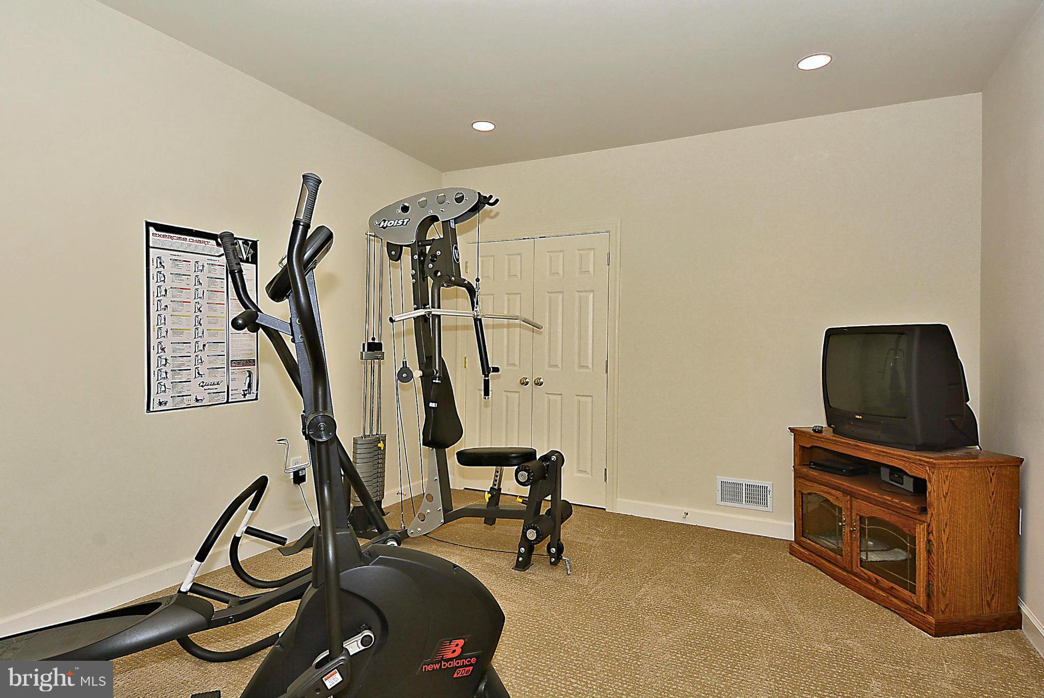 700 Villa Ridge Road Falls Church, VA 22046 - Photo 22 of 30 a view of a room with gym equipment