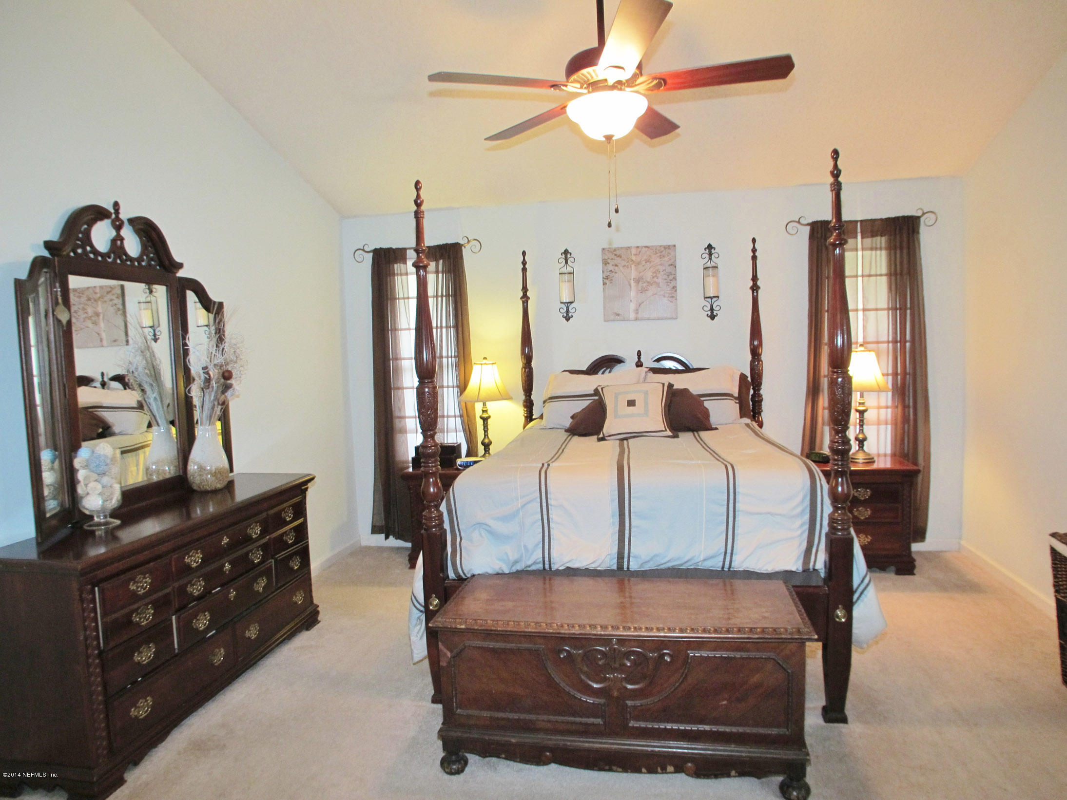 9958 Hawks Hollow Road Jacksonville, FL 32257 - Photo 17 of 22 Master Bedroom View 2