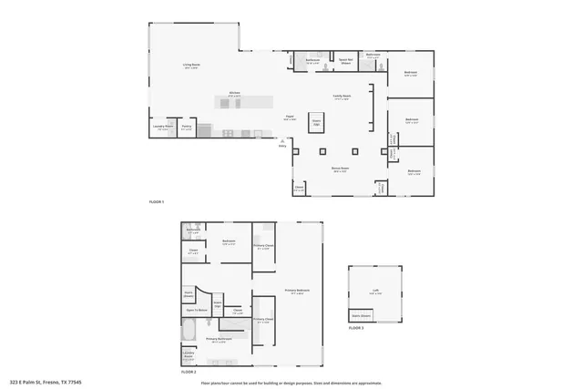 $1,050,000 | 323 East Palm Street, Fresno, TX 77545