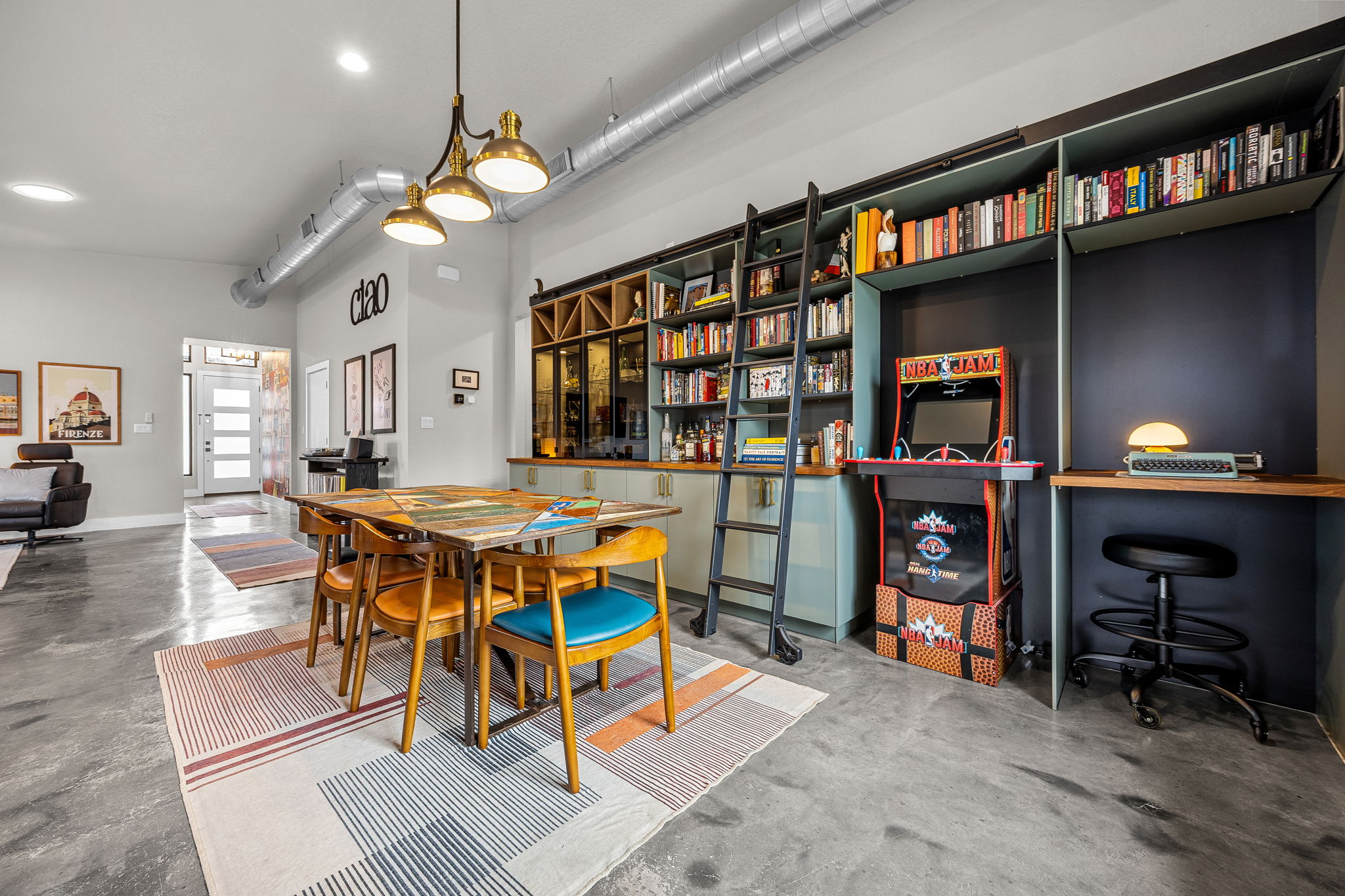 408 Martin Luther King Jr Street Georgetown, TX 78626 - Photo 11 of 35 a dining room with furniture and a book shelf