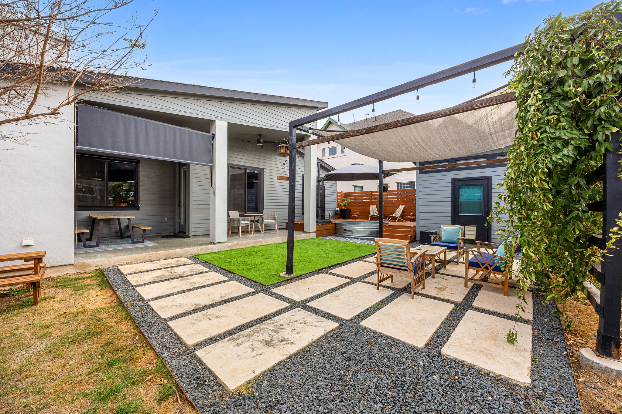 408 Martin Luther King Jr Street Georgetown, TX 78626 - Photo 23 of 35 a view of a lounge chairs in the patio