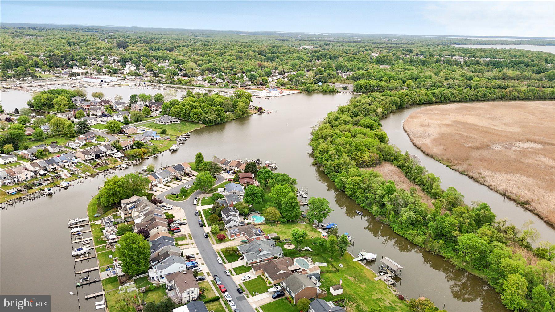 24 Neptune Drive Joppa, MD 21085 - Photo 59 of 70 an aerial view of residential houses with outdoor space and river