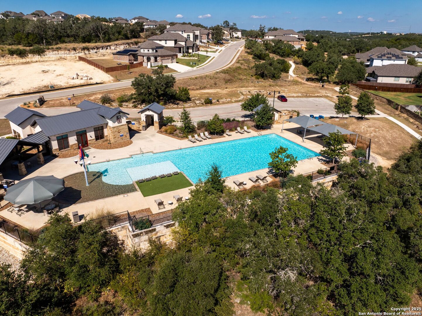 30622 Horseshoe Path Bulverde, TX 78163 - Photo 43 of 44 an aerial view of residential houses with outdoor space
